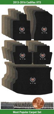 Juego de alfombrillas Ultimat personalizadas para Cadillac XTS 2013-2016 con logotipo (5 piezas) #2Z9 Foto 1 de 4