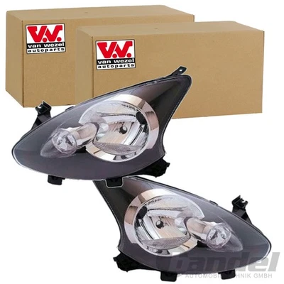 2x VAN WEZEL H4 SCHEINWERFER SET LINKS+RECHTS passend für TOYOTA AYGO - Bild 1 von 4