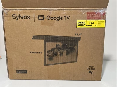 SYLVOX Kitchen TV 15.6" Under Cabinet TV  1080P Small TV for Bedroom RV Camper - Image 1 of 4