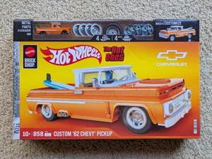 Mattel Brick Shop Hot Wheels Hot Ones orange Custom '62 Chevy Pickup *LESEN* - Bild 1 von 11