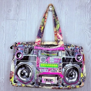 Rare loop nyc III Parcel Audio Couture Boombox Cassette Radio Tote Bag purse 90s - Bild 1 von 12