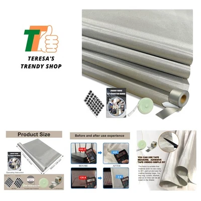 Set tessuto e nastro Faraday grado militare - 6 iarde per protezione sicura del dispositivo - Immagine 1 di 4