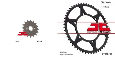 Kit de piñón delantero y trasero de acero para todoterreno KAWASAKI KLX250S 2006-2007 Foto 1 de 4