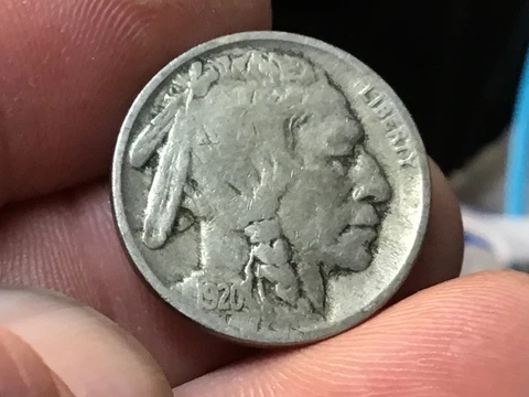 1920 Buffalo Nickel, Little Better Grade Cover