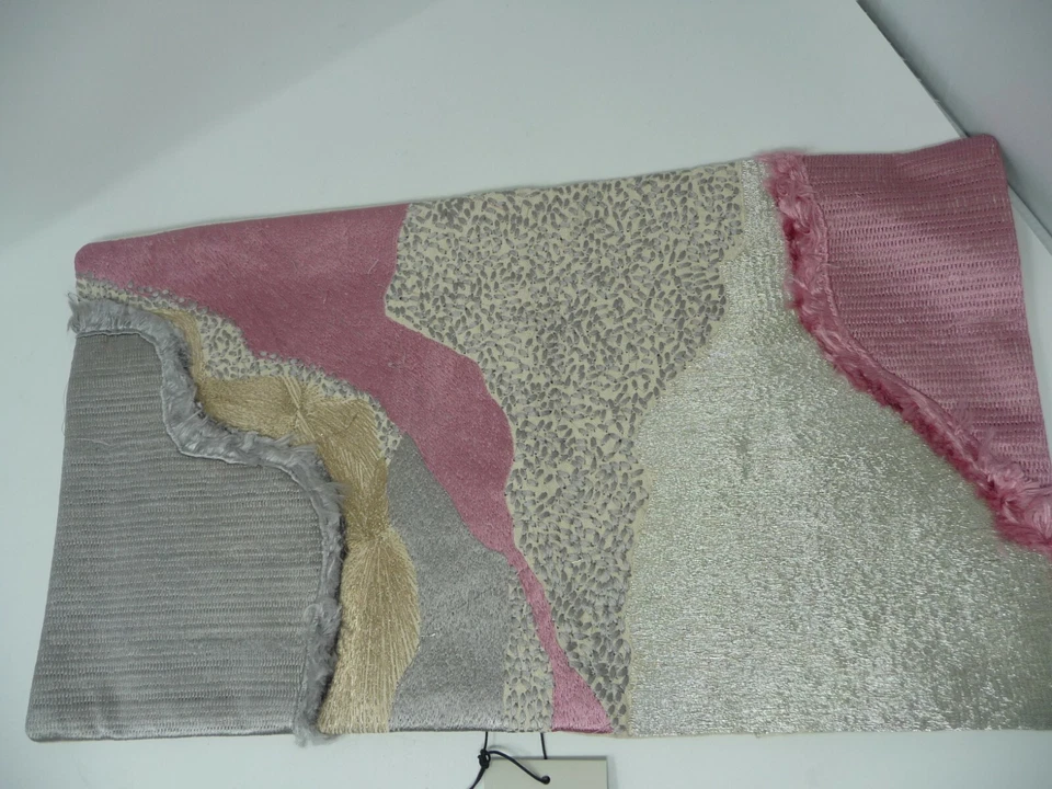 West Elm Scattered Embroidery 12x21"  Pillow Sham Misty Rose lumbar - Image 1 of 1