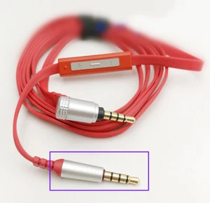 4ft Audio cable for sony mdr-x10 x 10 headphones with Mic control remote Gray - Picture 1 of 8