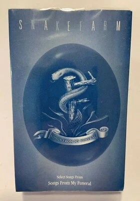 SNAKEFARM - SONGS FROM MY FUNERAL - 1999 SEALED RARE ORIGINAL PROMO CASSETTE  - Image 1 of 3