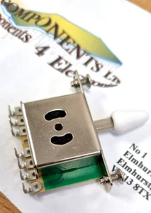 5-Way Pickup Selector Switches Toggle Leaver Switch For Fender Tele Strat Guitar - Picture 1 of 2