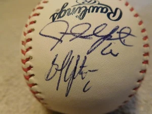 Justin Upton BJ Upton Dual Signed OMLB Baseball Ball Angels Braves Rays - Picture 1 of 5