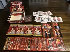 TNA Wrestling Pacific Trading Cards Tattoos Gold Foil Base Set AJ Styles Rookie