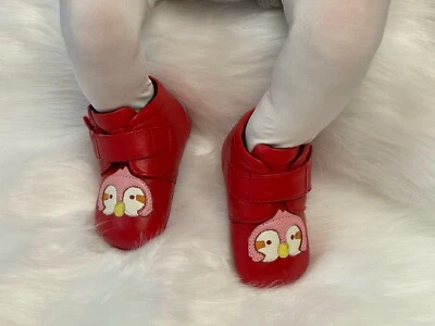 Bebé Niña Niño Botas Bebé Piel de Oveja Cuero Suela Suave Primer Botín para Caminar Foto 1 de 4