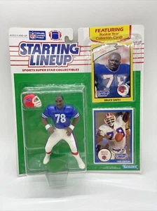 1990 NFL Buffalo Bills Bruce Smith #78 Startaufstellung Sammlerstück Kenner  - Bild 1 von 4