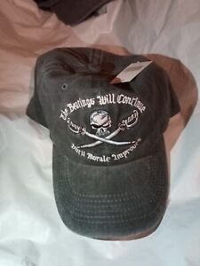 Pirates The Beatings Will Continue Until Morale Improves Adjustable Hat NEW 