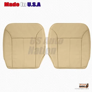 2007 08 2009 Mercedes GL320 GL350 Front Bottoms Genuine Leather Seat Cover TAN - Picture 1 of 11