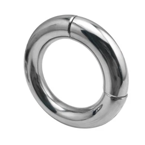 1st Magnetic Edelstahl Ballstretcher Keuschheits-Hodensack-Ring für den Mann new - Picture 1 of 17