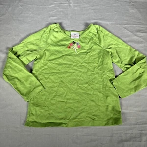Hanna Andersson Bright Basics Langarmshirt aus Pima-Baumwolle grün 120 (6-7) - Bild 1 von 7