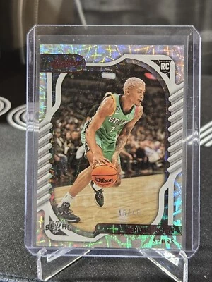 2022-23 Chronicles - Jeremy Sochan Absolute Asia Red #107 (RC) /48 - Image 1 of 3