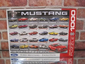 Ford Mustang Evolution Jigsaw Puzzle by Eurographics 1000 Pieces NEW SEALED - Picture 1 of 7