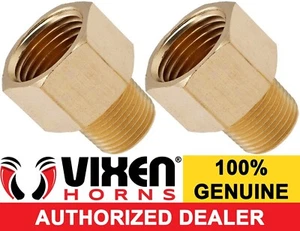 Expansor de hilo de latón 3/8""NPT MACHO A 1/2"" NPT HEMBRA CUERNO/TANQUE DE MONTAJE VXA3812-2 - Imagen 1 de 3
