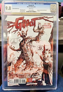 CGC 9.8 Groot #1 In-Store Convention Kick-off Exclusive Panosian  Variant 2015 - Picture 1 of 3