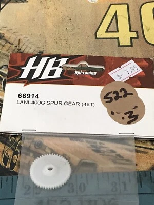 Hpi/Hot-Bodies 66914: Spur Gear {48T} LANI-400G Nuevo en paquete enviado a EE. UU. Foto 1 de 3