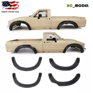 Wheel Rubber Fender Flares Lips for 1/10 RC Crawler Tamiya RC4WD TF2 Mojave US - Picture 1 of 7