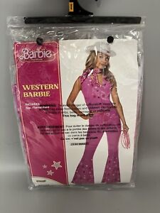 Western Barbie Costume Pink 2-piece Suit Shirt & Pants Spirit Sz Adult Small 4-6