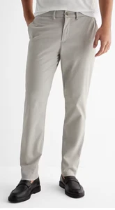NUEVO PANTALÓN CHINO EXPRESS GRIS PIEDRA ATLÉTICO AJUSTADO HIPER ELÁSTICO TALLA 30x30 30 - Imagen 1 de 7