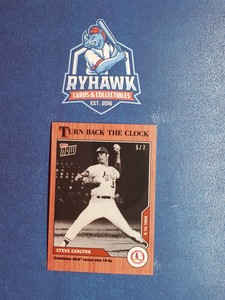2020 Topps Now Turn Back the Clock Cherry /7 #169 Steve Carlton Cardinals