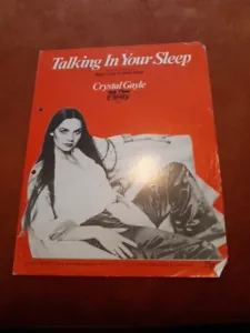 Talking in Your Sleep sheet music as recorded by Crystal Cook 1977 - Picture 1 of 3
