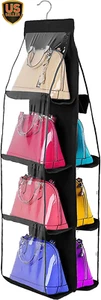 Hanging Handbag Organizer Dust-Proof Storage Holder Bag Wardrobe Closet for P... - Picture 1 of 1