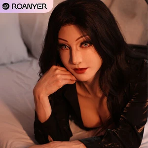 Roanyer Realistic Silicone Female Mask Camile Headwear for Crossdresser Cosplay - Picture 1 of 13