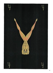 Erte Druck Art Deco Buchplatte Original 1978 reproduzierte Drucke Grafik  - Bild 1 von 2