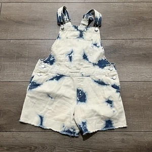 Jordache Overalls Acid Washed Denim Jeans Shortalls Girl’s Size 14/16 - Picture 1 of 8