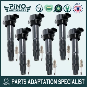 6 bobinas de encendido + 6 bujías para Mitsubishi Eclipse Galant Outlander UF532 3,8 L - Imagen 1 de 9