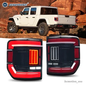 HCMOTION LED Tail Lights For Jeep Gladiator JT 2020-2025 Assembly Rear Lamps 2PC - Foto 1 di 16