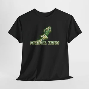 Michael Trigg Football Player Tee | Neon Green Action Graphic - Bild 1 von 11