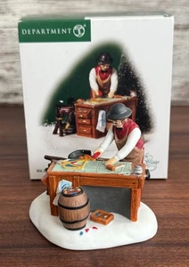 Dept. 56 Dickens Village Stained Glass Artisan Figure Christmas w/ box #58802 - Picture 1 of 6