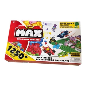 MAX Build More Building Bricks Accessories and Base Plate (1250+ Pieces) - Picture 1 of 2