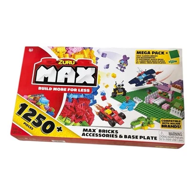 MAX Build More Building Bricks Accessories and Base Plate (1250+ Pieces) - Image 1 of 2