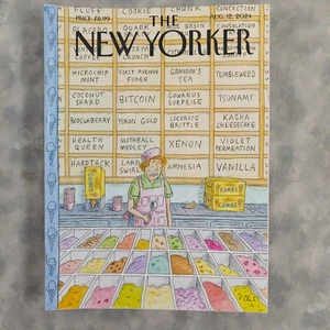 The New Yorker Magazine Aug 12 2024 Flavor of the Week Roz Chast - Picture 1 of 2