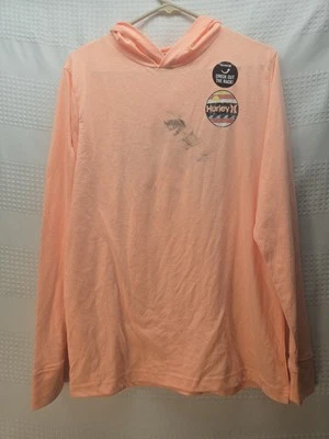 Hurley Tshirt Boys Size 14-16 XL *flaw Long Sleeve Hooded - Image 1 of 4