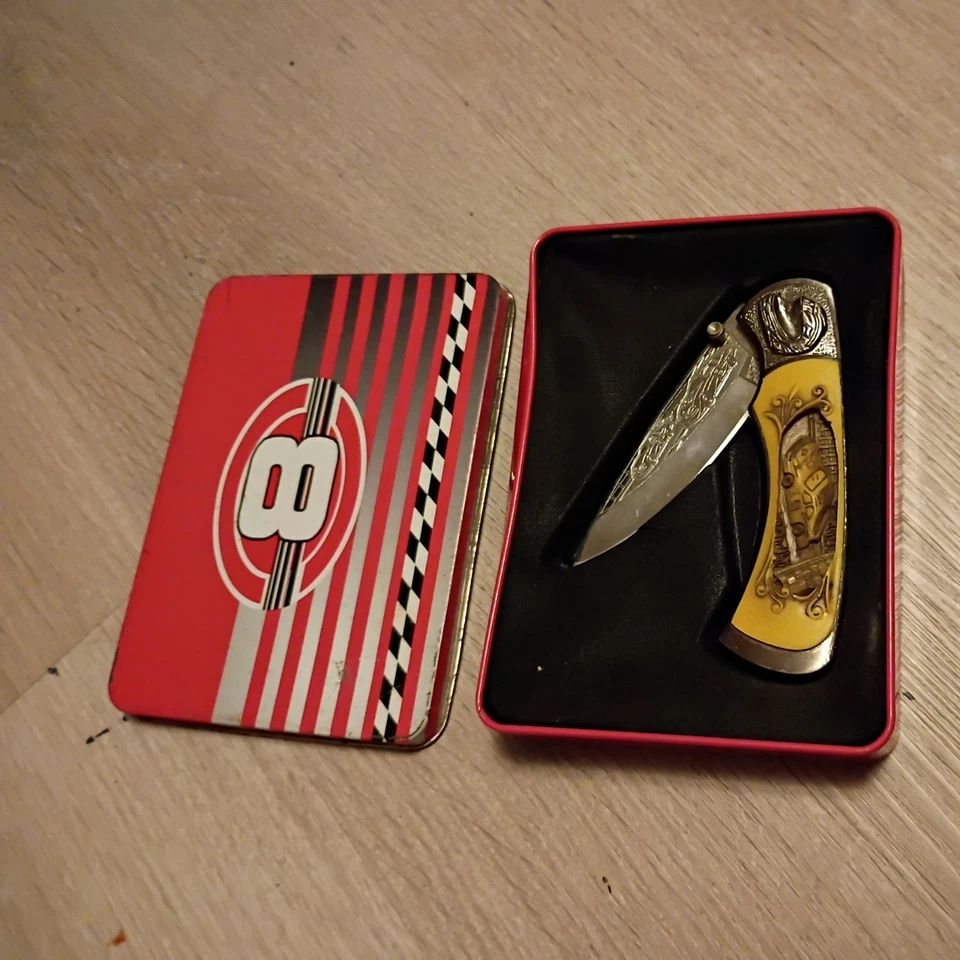 Faca de bolso dobrável Dale Earnhardt Sr #3 Jumbo 13" NASCAR - Imagem 1 de 4