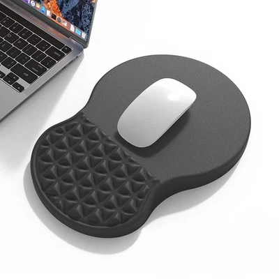 KYSUN Ergonomic Mouse Pad with Memory Foam Wrist Rest (GREY) - Image 1 of 4