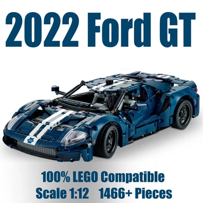 Technic L-like *** 2022 Ford GT *** Comp: 42154, NEW IN BOX, 1466+pcs - Image 1 of 4