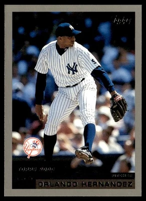 2000 Topps Orlando Hernandez New York Yankees #285 - Image 1 of 2