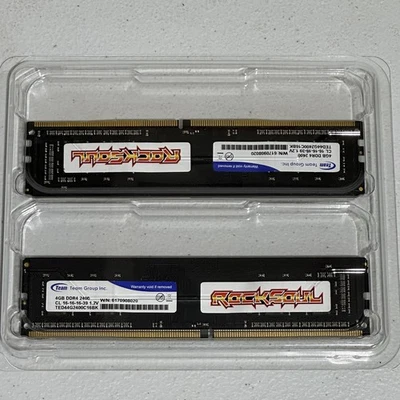 Team Group DDR4 8GB Kit (2x4GB) 2400 MHz Memory Dual Channel - Image 1 of 3
