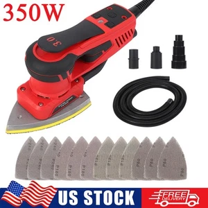 10000RPM Electric Detail Sander Brushless Random Orbital Sander w/ 12 Sandpapers - Picture 1 of 10