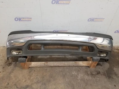 02 2002 GMC SIERRA 1500 FRONT BUMPER ASSEMBLY CHROME GRAY  Foto 1 de 4