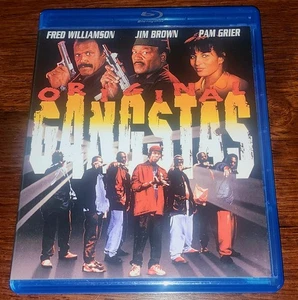 Original Gangstas Blu Ray OOP Fred Williamson Jim Brown Pam Grier Larry Cohen - Imagen 1 de 3